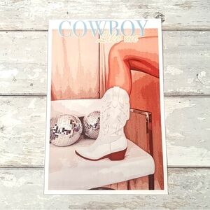 Taylor Swift Cowboy Like Me Art Print Canvas Poster Evermore Album 8x12in NEW